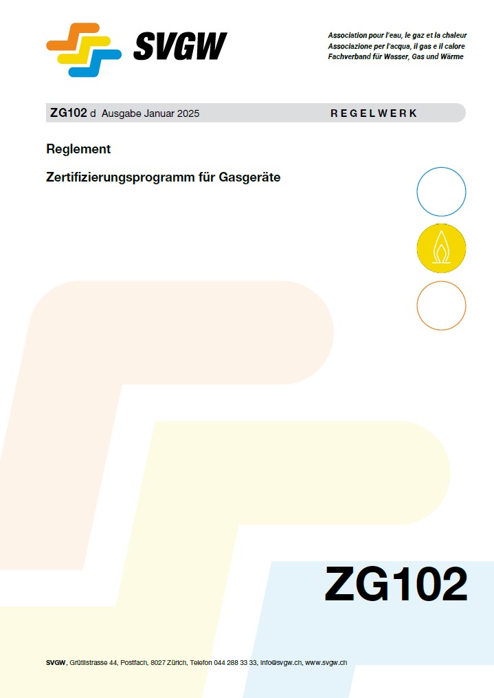 ZG102 d - Reglement; Zertifizierungsprogramm für Gasgeräte