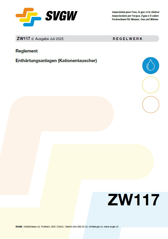 ZW117 d - Reglement; Reglement Enthärtungsanlagen (Kationenaustauscher)