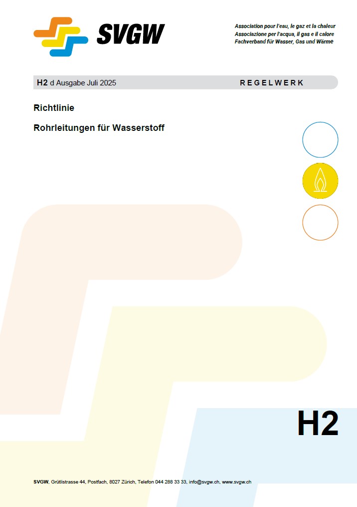 H2 d Richtlinie; Rohrleitungen für Wasserstoff