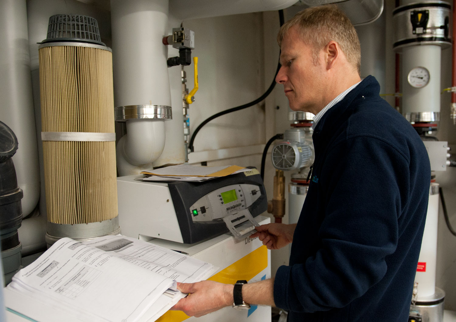 Sicherheitskontrollen Gas