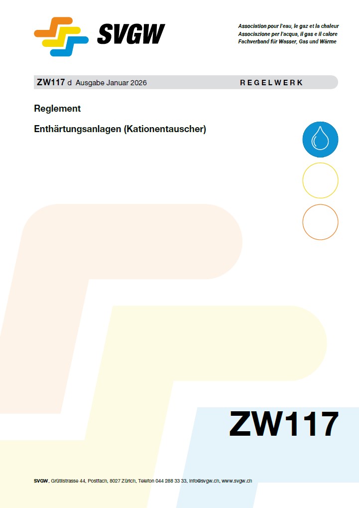 ZW117 d - Reglement; Reglement Enthärtungsanlagen (Kationentauscher)