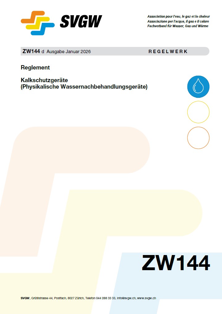 ZW144 d - Reglement; Kalkschutzgeräte (Physikalische Wassernachbehandlungsgeräte)