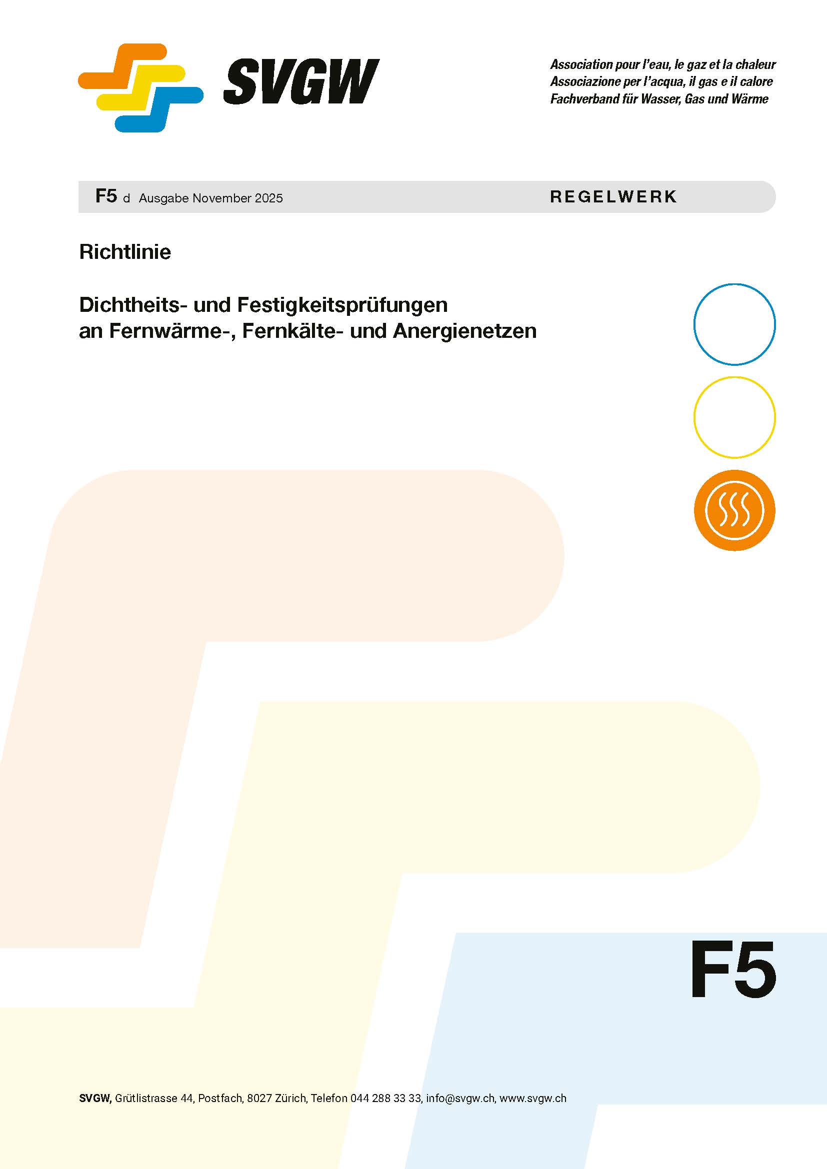 F5 d Richtlinie für Dichtheits- und Festigkeitsprüfungen an Fernwärme-, Fernkälte- und Anergienetzen (1)