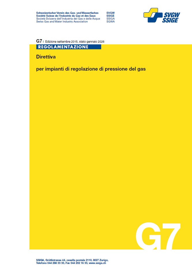 G7 i Direttiva per impianti di regolazione di pressione del gas (1)