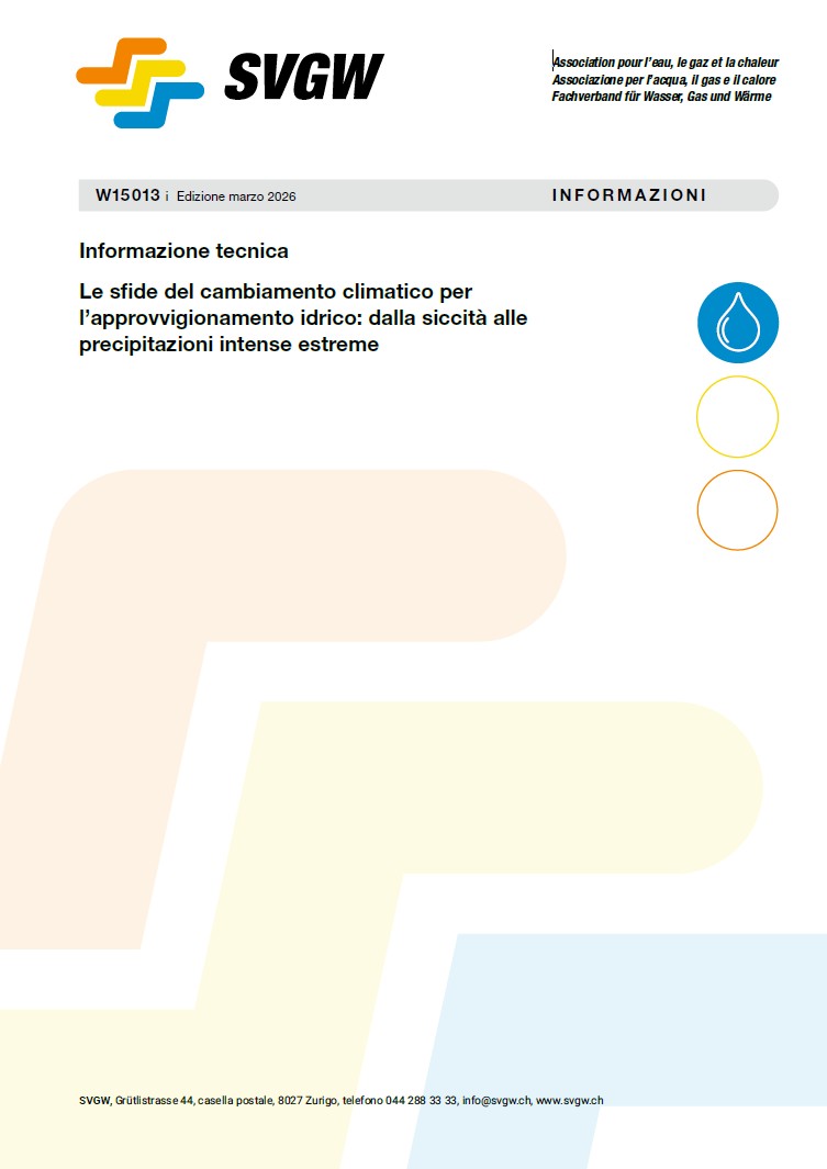 W15013 i Informazione tecnica; Le sfide del cambiamento climatico per l’approvvigionamento idrico: dalla siccità alle precipitazioni intense estreme