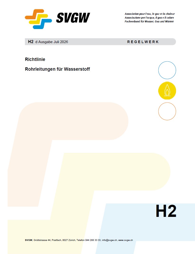 H2 d Richtlinie; Rohrleitungen für Wasserstoff