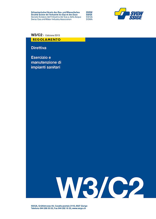 W3/C2 i Direttiva; Esercizio e manutenzione di impianti sanitari