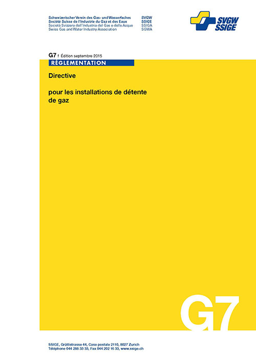 G7 f Directive pour les installations de détente de gaz (2)