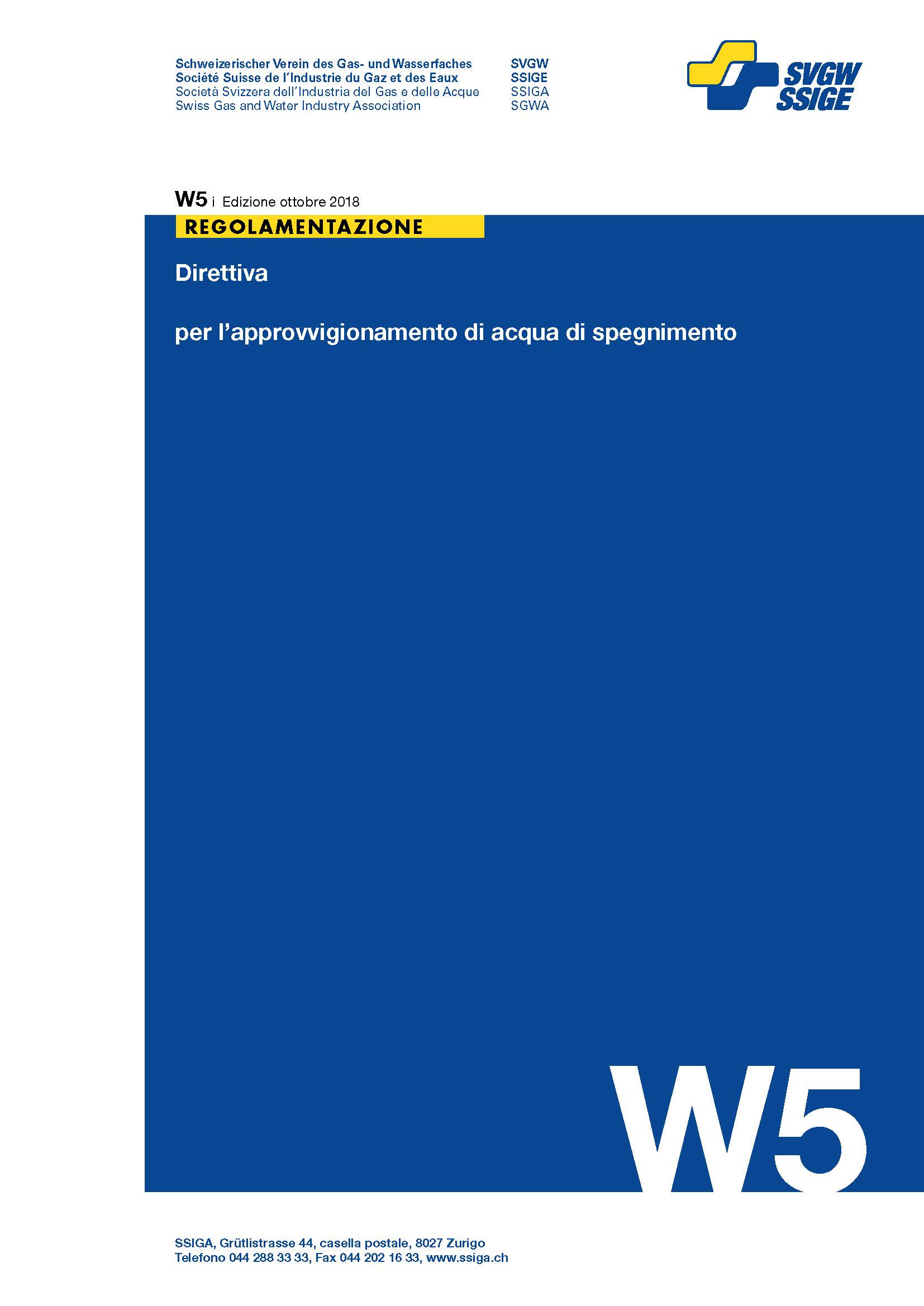 W5 i Direttiva per l'approvvigionamento di acqua di spegnimento (2)